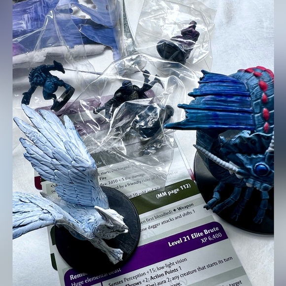 DnD Monster Minitures Manual Lengendary Evils REMORHAZ, RIMEFIRE GRIFFON+ 3 more - Picture 2 of 16